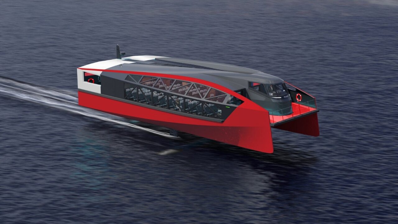 Red Funnel, Artemis begin construction of zero-emission electric foiling ferry